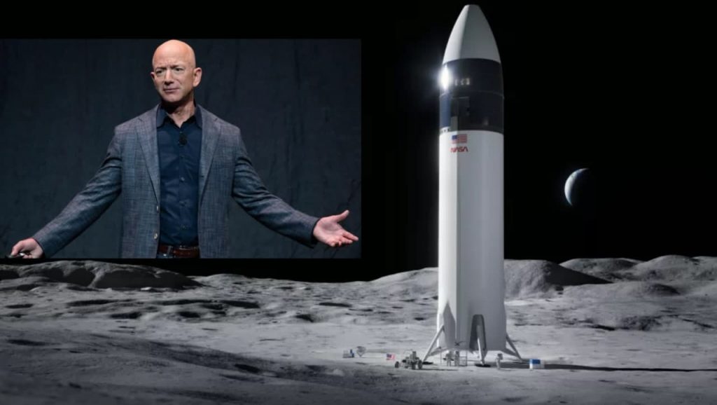 ទីបំផុត Blue Origin ចាញ់ក្តី! NASA និង SpaceX អាចចាប់ផ្តើមផលិតយានអវកាស ដើម្បីដឹកមនុស្សទៅព្រះចន្ទបានហើយ! ទីបំផុត Blue Origin ចាញ់ក្តី! NASA និង SpaceX អាចចាប់ផ្តើមផលិតយានអវកាស ដើម្បីដឹកមនុស្សទៅព្រះចន្ទបានហើយ!