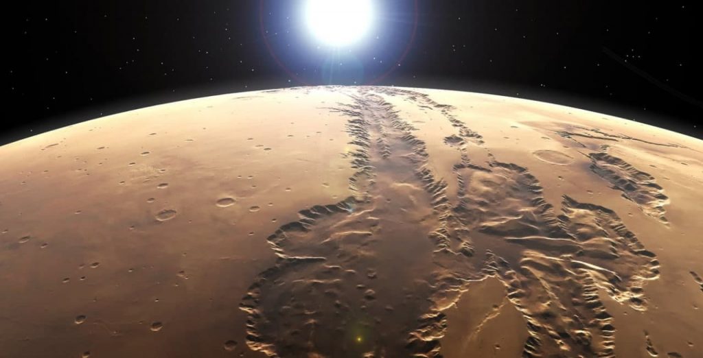 របកគំហើញថ្មី! អ្នកវិទ្យាសាស្ត្ររកឃើញ «ទឹកកក» នៅក្រោមបាតជ្រលងយក្ស Valles Marineris នៃភពអង្គារ! របកគំហើញថ្មី! អ្នកវិទ្យាសាស្ត្ររកឃើញ «ទឹកកក» នៅក្រោមបាតជ្រលងយក្ស Valles Marineris នៃភពអង្គារ!