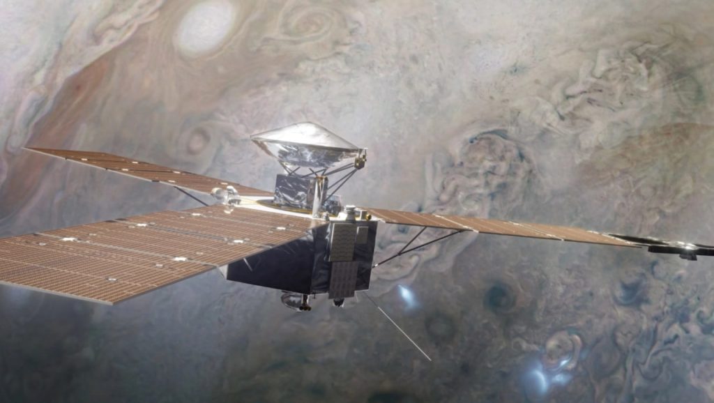 យានអវកាស Juno របស់ NASA ទើបផ្ញើរូបថ្មីពីភពព្រហស្បតិ៍ និងឃើញព្រះចន្ទធំៗ២នៅក្នុងនោះ (មានរូបភាព) យានអវកាស Juno របស់ NASA ទើបផ្ញើរូបថ្មីពីភពព្រហស្បតិ៍ និងឃើញព្រះចន្ទធំៗ២នៅក្នុងនោះ (មានរូបភាព)