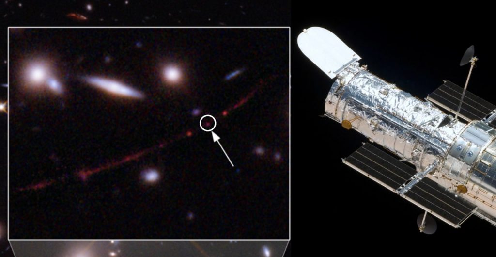 ជាលើកដំបូង! តេឡេស្កូប NASA ផ្តិតបានរូបភាពតារា single ស្ថិតនៅឆ្ងាយបំផុត «១២.៩ពាន់លានឆ្នាំពន្លឺ» (រូបភាពខាងក្នុង) ជាលើកដំបូង! តេឡេស្កូប NASA ផ្តិតបានរូបភាពតារា single ស្ថិតនៅឆ្ងាយបំផុត «១២.៩ពាន់លានឆ្នាំពន្លឺ» (រូបភាពខាងក្នុង)