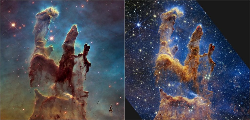 HOT NEWS: នេះជារូបភាពដ៏អស្ចារ្យនៃ Pillars of Creation ថតដោយ James Webb HOT NEWS: នេះជារូបភាពដ៏អស្ចារ្យនៃ Pillars of Creation ថតដោយ James Webb