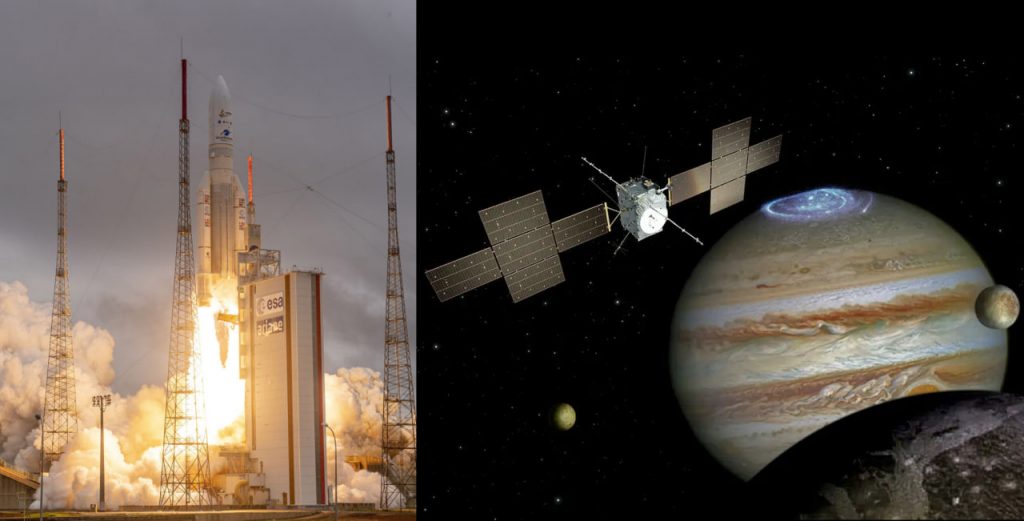 BREAKING: ទីបំផុតយាន JUICE របស់ ESA ត្រូវបានបាញ់បង្ហោះ! វាត្រូវការពេល «៨ឆ្នាំ» ដើម្បីចល័តទៅរកភពព្រហស្បតិ៍ BREAKING: ទីបំផុតយាន JUICE របស់ ESA ត្រូវបានបាញ់បង្ហោះ! វាត្រូវការពេល «៨ឆ្នាំ» ដើម្បីចល័តទៅរកភពព្រហស្បតិ៍