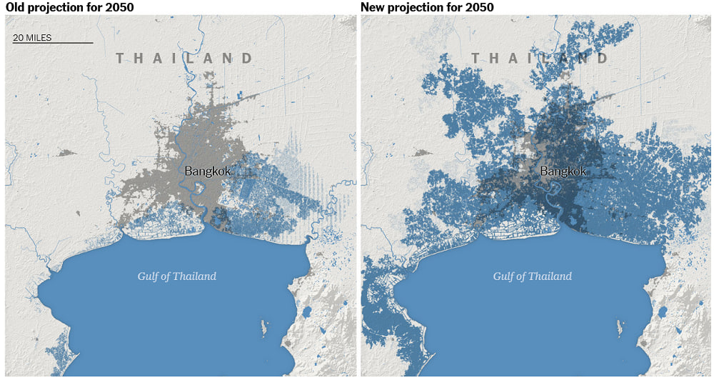 ទីក្រុងបាងកកនឹងលិចនៅឆ្នាំ២០៥០! ចុះទីក្រុងភ្នំពេញយើងវិញ? (យល់ដឹង) (មានវីដេអូ)
