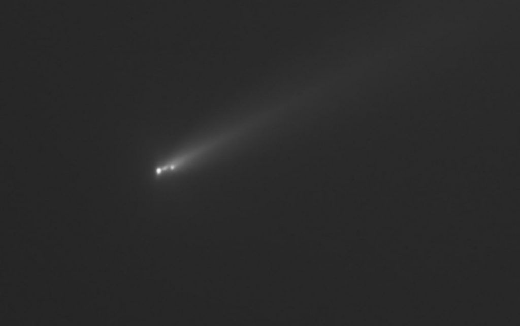 ស្តែងៗនឹងភ្នែក! ផ្កាយដុះកន្ទុយ១បែកចេញជា៣ ព្រោះតែកំហឹងនៃព្រះអាទិត្យ! (មានវីដេអូ)