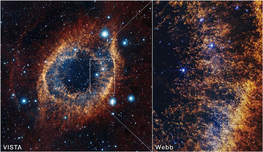 សមត្ថភាពខ្លាំងនៃ James Webb នាំឲ្យយើងឃើញ «នីប៊ុយឡា» នៅកៀកផែនដីបំផុត នោះយ៉ាងលម្អិត! (មានវីដេអូ) សមត្ថភាពខ្លាំងនៃ James Webb នាំឲ្យយើងឃើញ «នីប៊ុយឡា» នៅកៀកផែនដីបំផុត នោះយ៉ាងលម្អិត! (មានវីដេអូ)